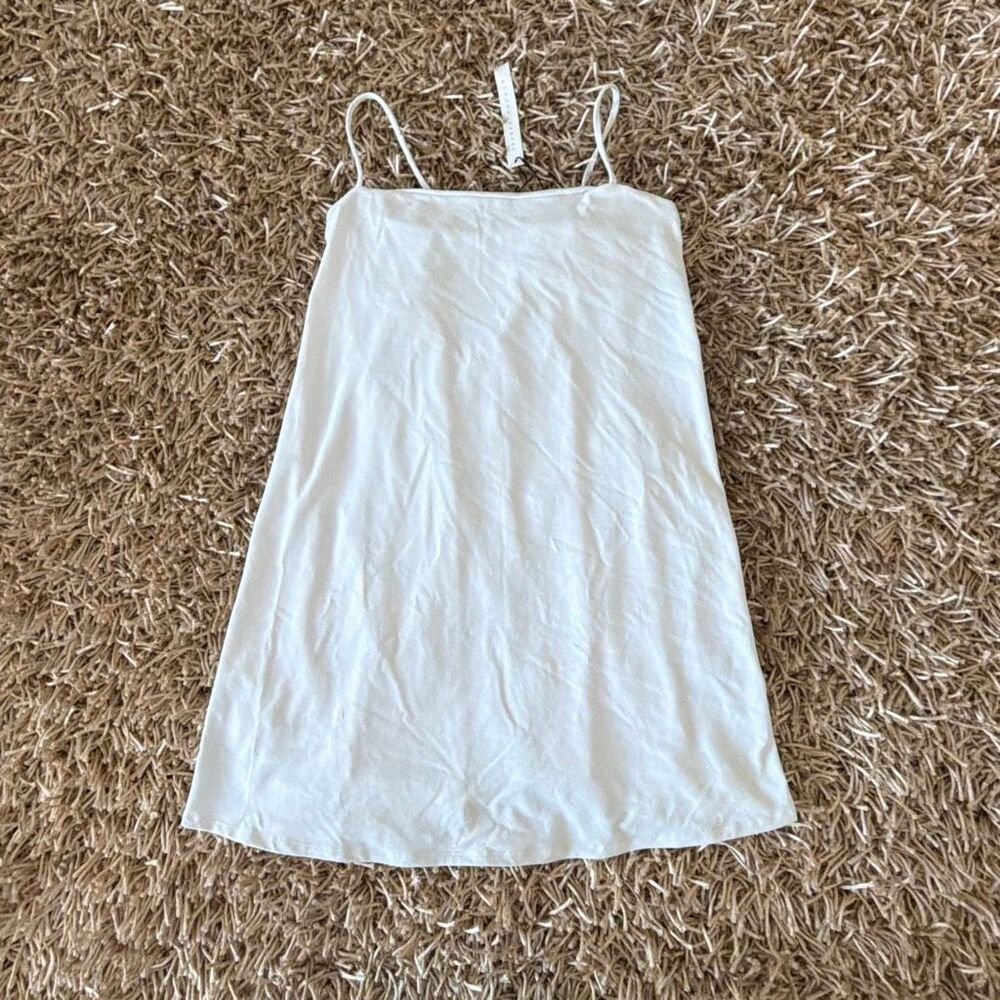 Susana Monaco String Flare Dress in Sugar Size M - Picture 2 of 7